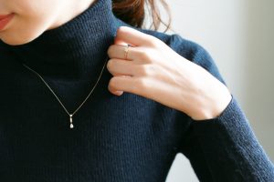 タートルネックのコーディネイト2