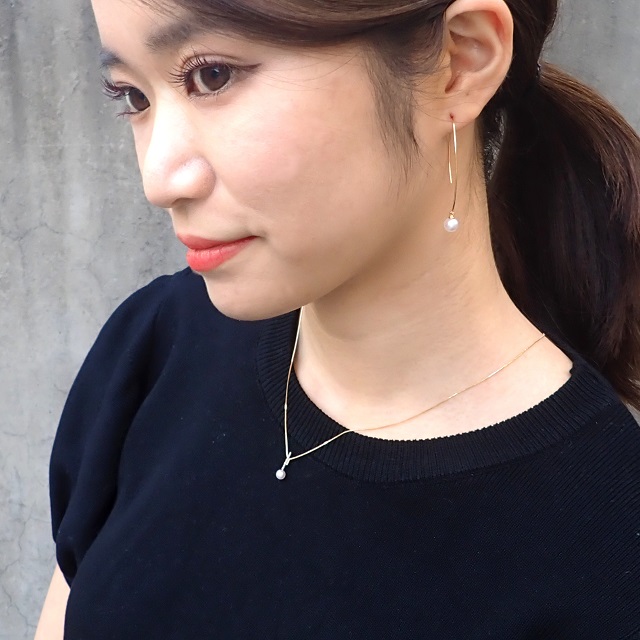 パールネックレス。ピアス-