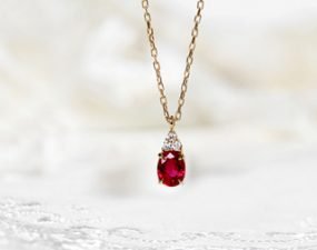 ルビー アンジェリカ」ネックレス | ジュエリー工房オレフィーチェ -Jewelry Atelier Orefice-